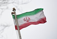 Флаг посольства Исламской Республики Иран
