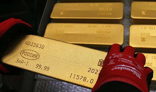 Котировки золота подскочили к трехнедельному максимуму