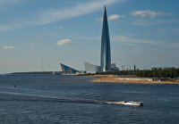Вид на "Лахта-центр" Вид на "Лахта-центр"