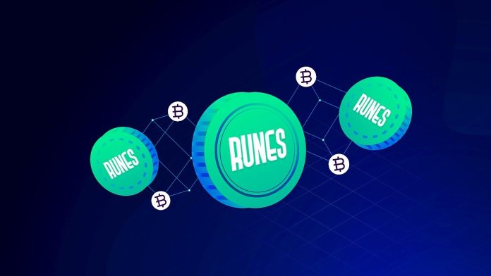 Количество транзакций Runes в блокчейне биткоина снизилось на 84%