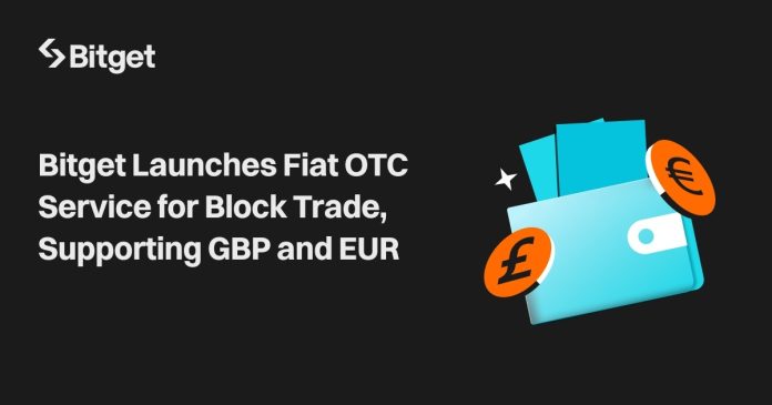 Bitget запускает фиатный OTC-сервис для торговли GBP, EUR и USD