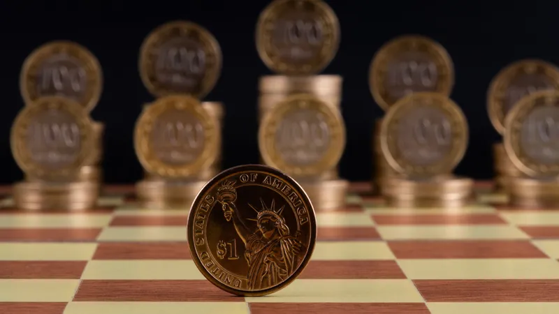 Доллары и тенге  Доллар подешевел в середине недели: что помогает укрепиться тенге