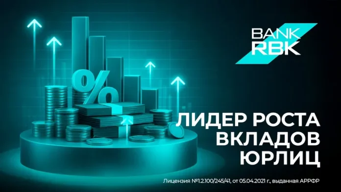 Bank RBK стал лидером по динамике вкладов юридических лиц