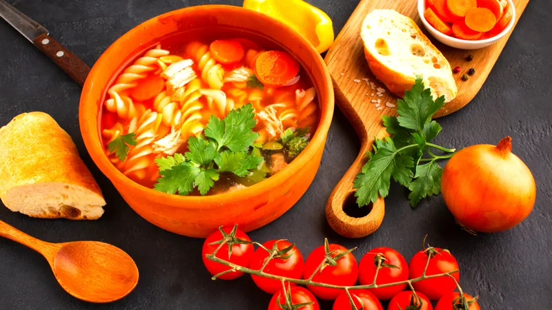 еда на столе