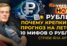 Рубль. Почему крепкий. Прогноз на лето. 10 мифов о рубле | Ян Арт. Finversia Рубль. Почему крепкий. Прогноз на лето. 10 мифов о рубле | Ян Арт. Finversia