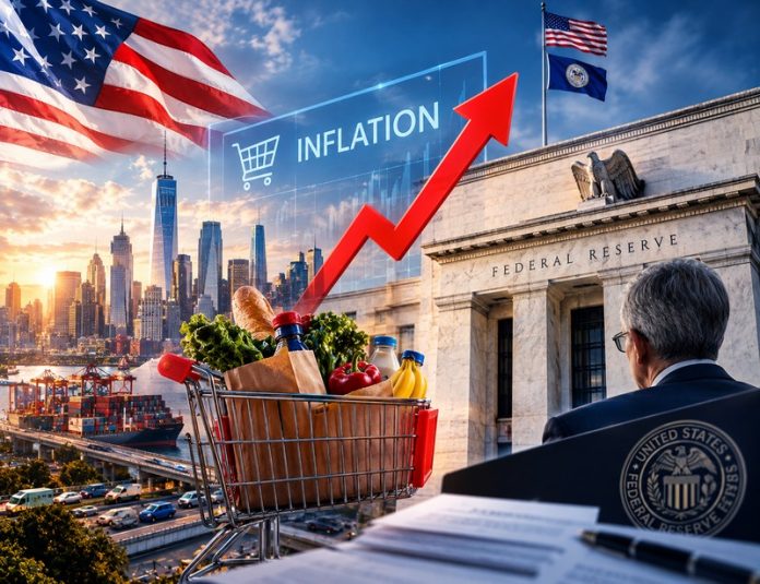 Экономика США сохраняет силу, однако рост цен повышает риск нового ужесточения политики ФРС